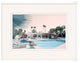 Poolside Awaits   , Giclee Reproduction Artwork