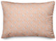 Orange Quatre on Pink 20x14 Spun Poly Pillow