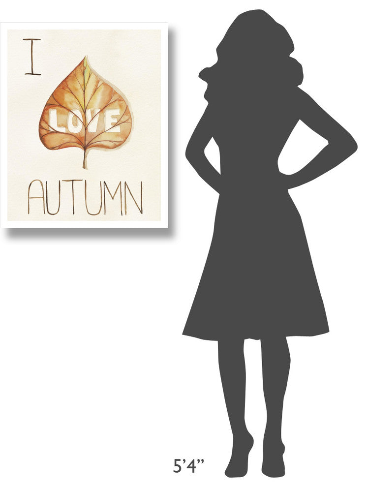 "Autumn Love I" Digital Paper Print by Elyse DeNeige, 24"x30"