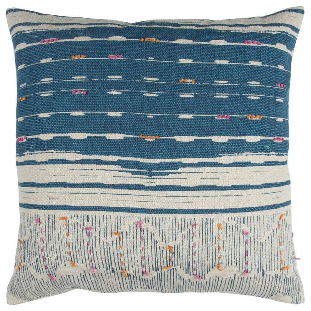 Rizzy Home 22"x22" Pillow