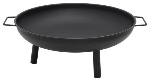 vidaXL Fire Pit Fireplace for Camping Picnic Firebowl Outdoor Patio Steel