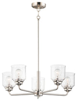 Maxim 12266CD Acadia 5 Light 26"W Chandelier - Satin Nickel