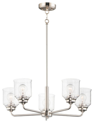 Maxim 12266CD Acadia 5 Light 26"W Chandelier - Satin Nickel