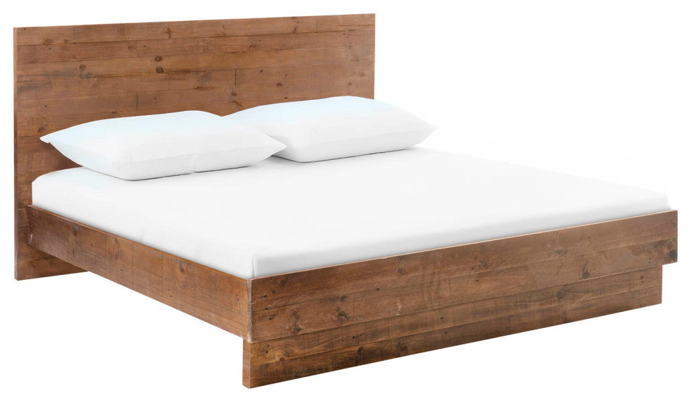Nevada Bed, Dark Driftwood, Queen