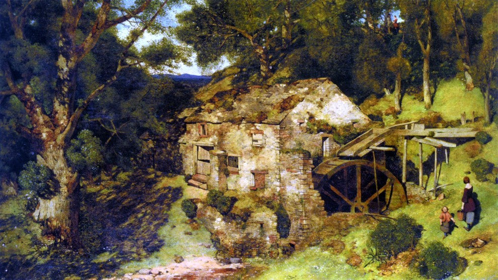 William James Blacklock An Old Mill Near Haweswater Wall Decal