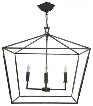 Arnold Chandelier, 4-Light, Antique Bronze, 24.25"W (SCH-153435 8021UCF)