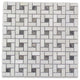 Golden Beach Moleanos Beige Limestone Pinwheel Mosaic Tile Honed, 1 sheet