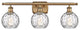 Innovations 516-3W-BB-G1215-6-LED 3-Light Bath Vanity Light, Brushed Brass