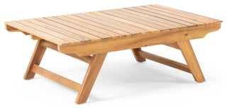 Kailee Outdoor Wooden Coffee Table, Teak