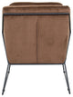 Harmony Mid-Century Modern Velvet Accent Armchair, Coffee Brown
