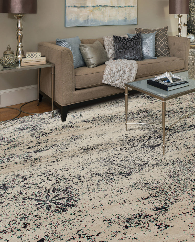 Karelia Cumulus Rug, Gray, 2'7"x8'1" Runner