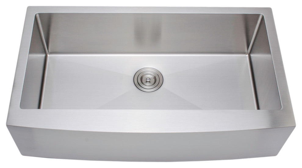 Wells Sinkware Handcrafted 16-gauge Apron Stainless Steel Kitchen Sink Paackage