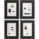 Abstract Luxe Art, 4-Piece Set