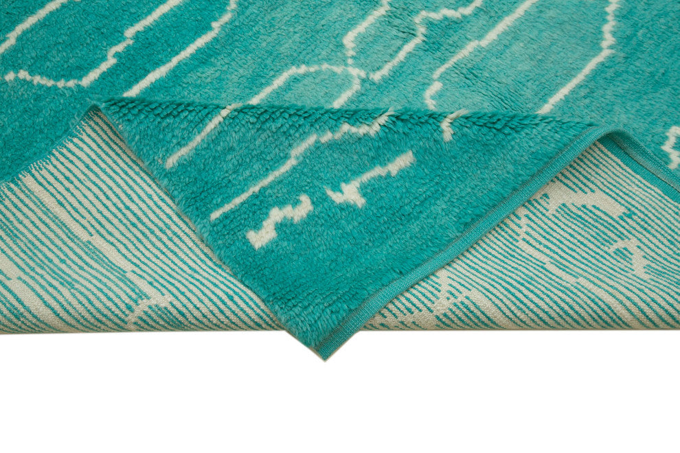 Rug N Carpet - Handmade Unique 6' 7'' x 11' 0'' Moroccan Area Rug