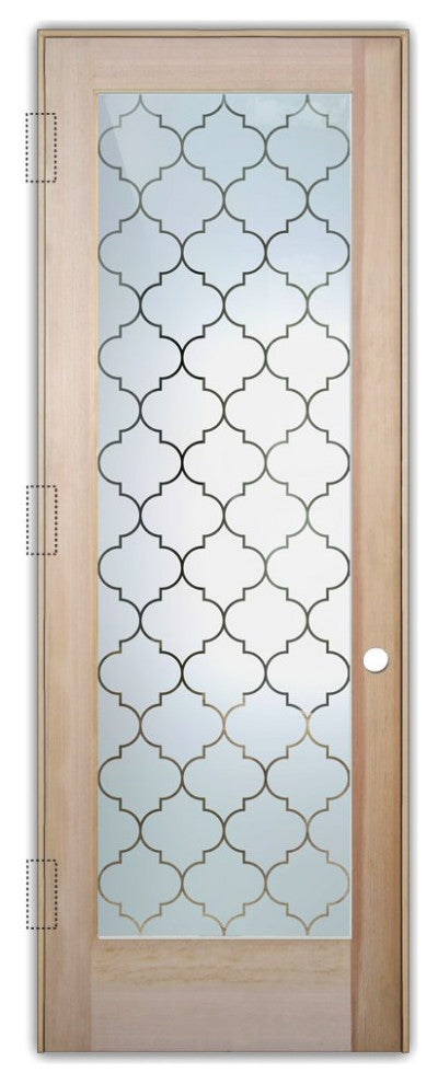 Interior Prehung Door or Interior Slab Door - Ogee - Douglas Fir (stain...