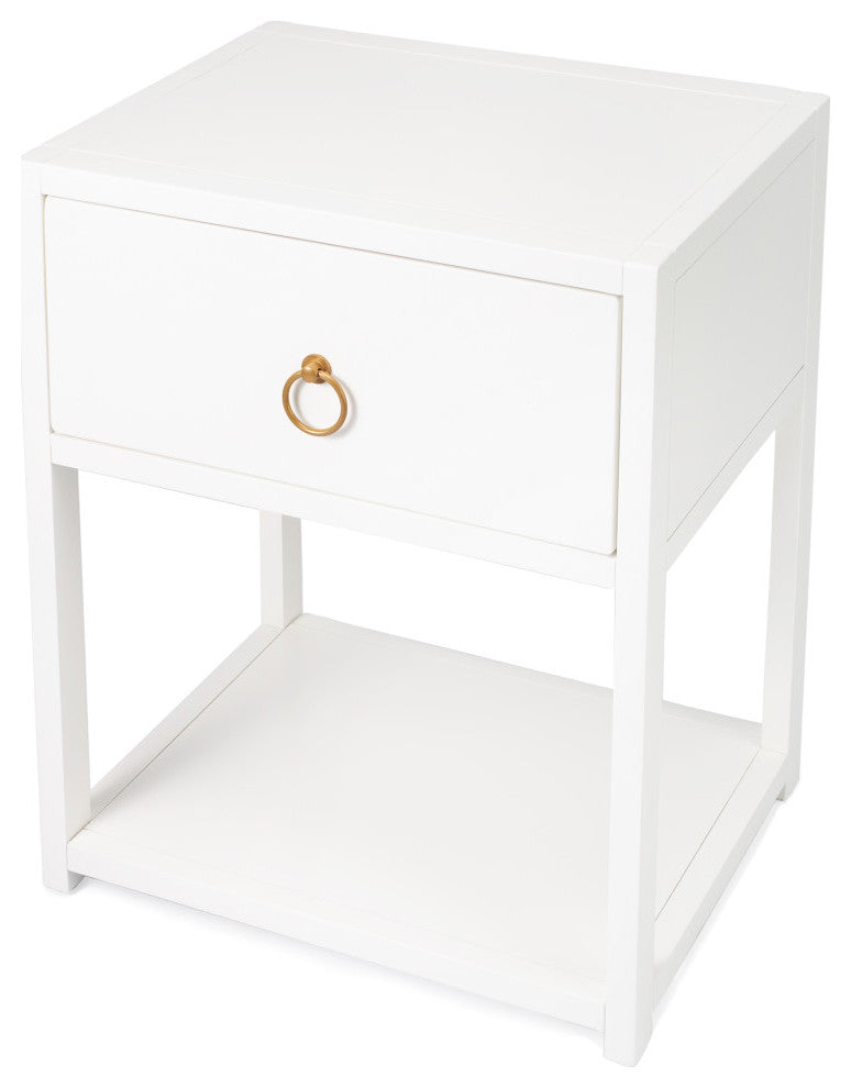 Butler Lark White End Table