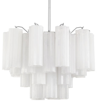 Crystorama Lighting Group ADD-306-WH Addis 6 Light 20"W Waterfall - Polished