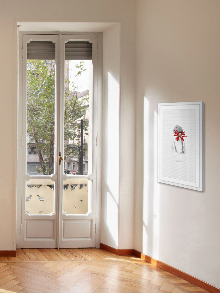 Marmont Hill, "Flor De La Noche Bueno II" by Bengoa Vazquez Framed Print, 24x36