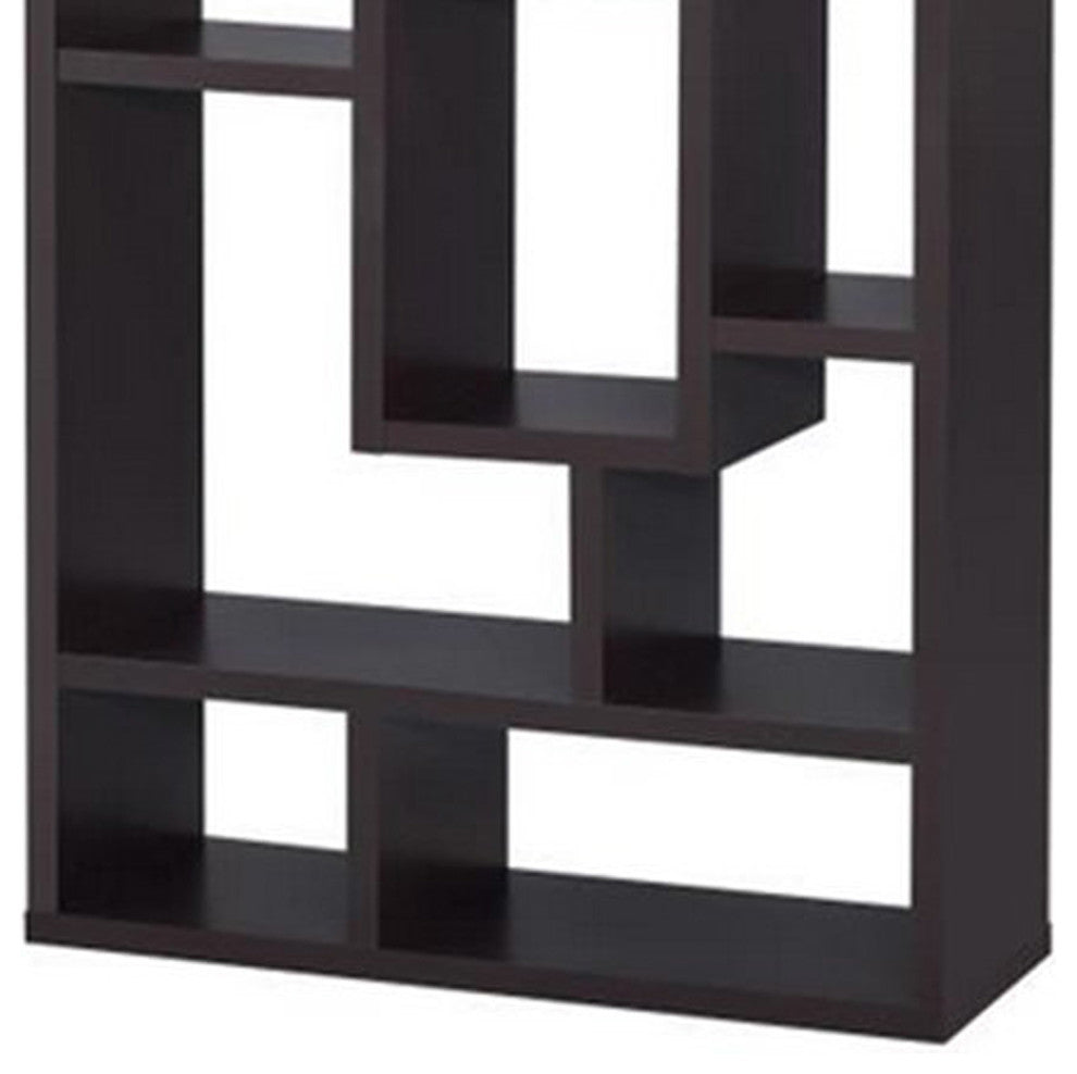 Aesthetic Fine Looking Rectangular Bookcase, Brown