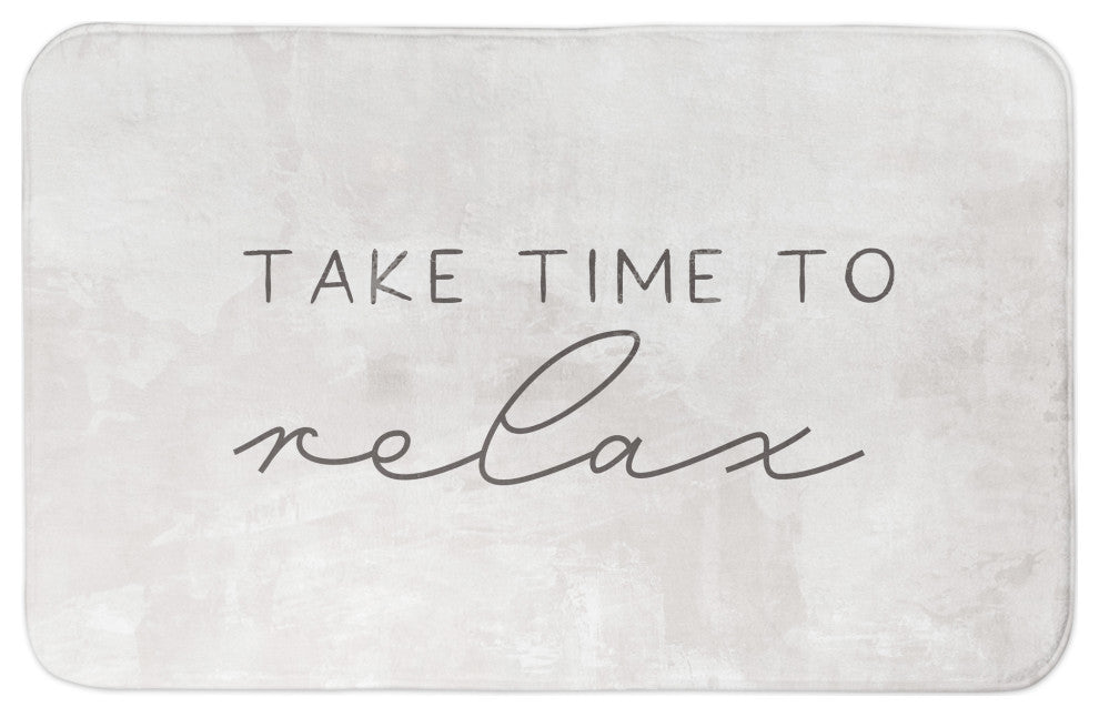 Take Time to Relax 34x21 Bath Mat
