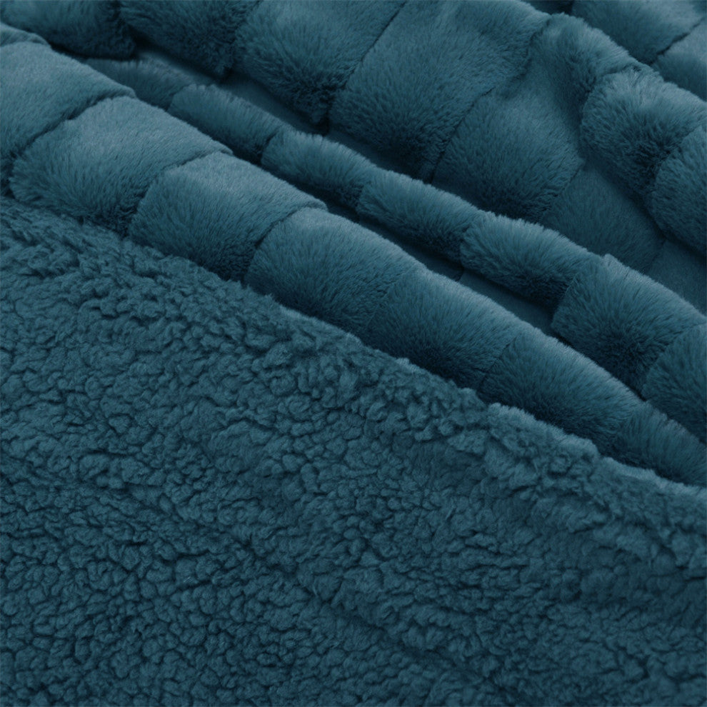 Super Mink Faux Fur Throw Blanket, Dragonfly, 60"x80"