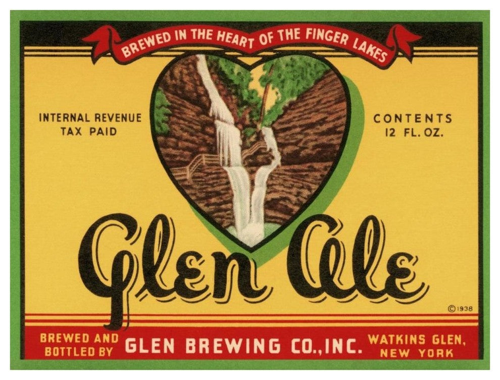 "Glen Ale" Digital Paper Print by Retrolabel, 42"x32"