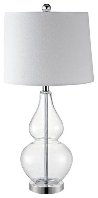 Safavieh Frena Table Lamp Set of 2 Clear/Chrome