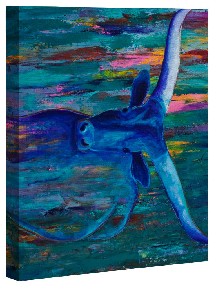 Sophia Buddenhagen Longhorn Blues Art Canvas