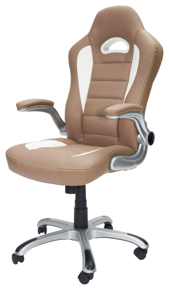Techni Mobili Sport Race Executive Chair, Camel