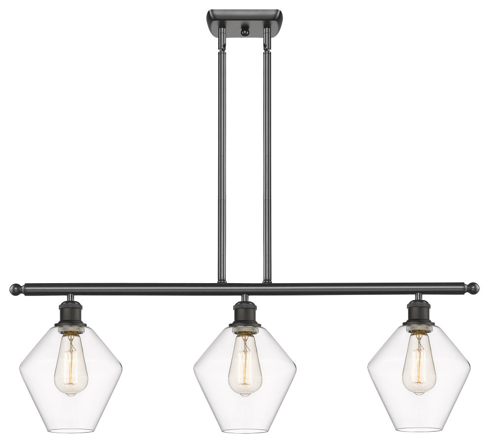 Innovations 516-3I-OB-G652-8-LED 3-Light Island Light, Oil Rubbed Bronze