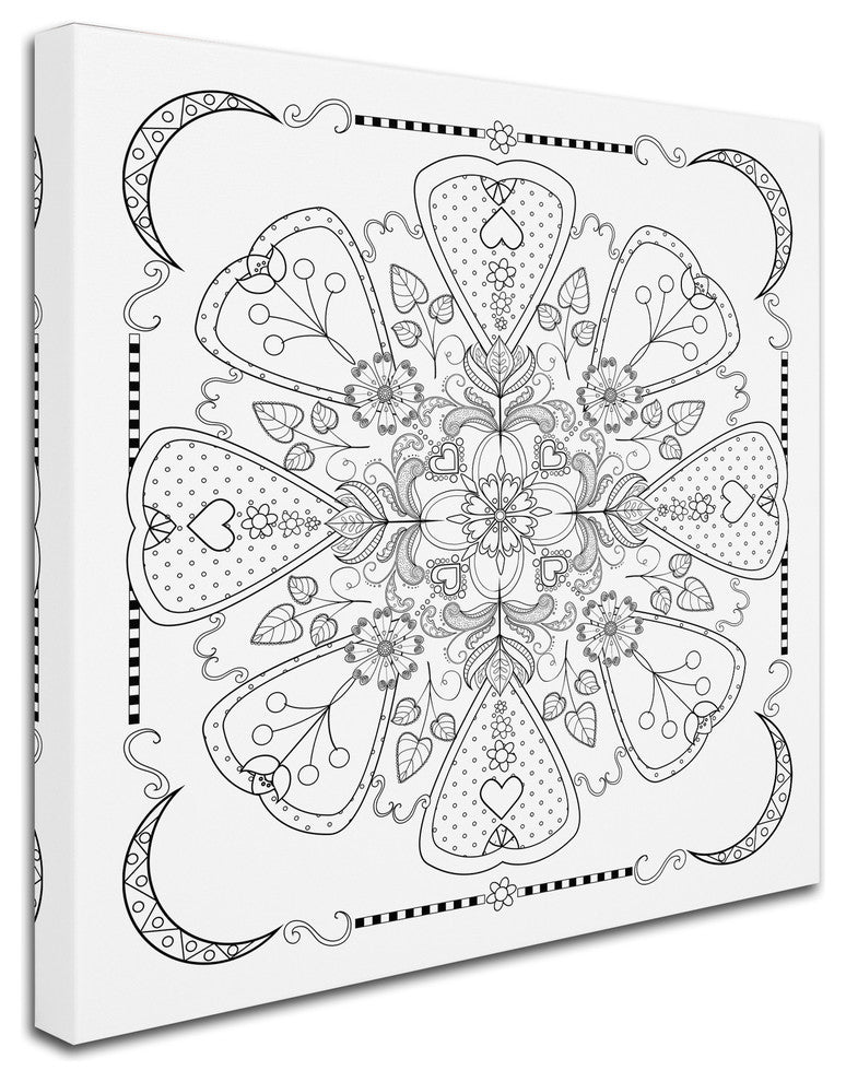 Fiona Stokes-Gilbert 'Mandala 1L' Canvas Art, 35 x 35