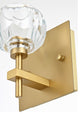 1 Light Wall Sconce, Gold