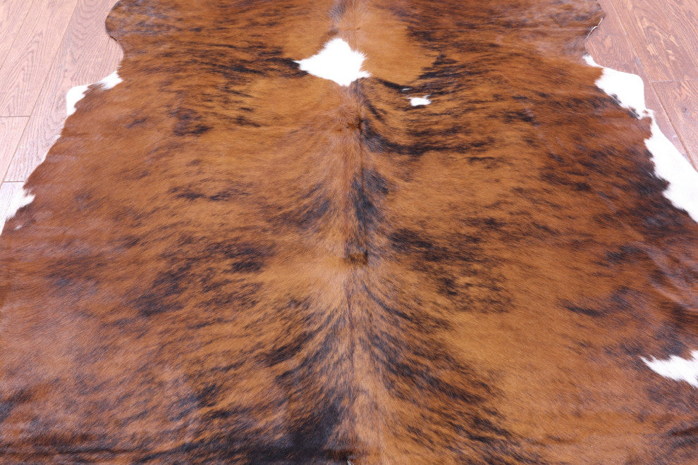 Organic Natural Hair-On Cowhide Area Rug 7' 1" X 5' 10" C1498