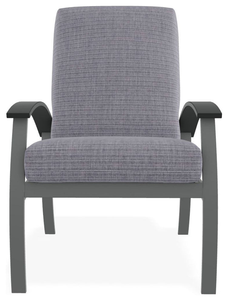 Belle Isle Cushion Deep Seating Outdoor Armchair, Proven Ash/Graphite