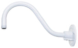 14.5" White RLM Goose Neck