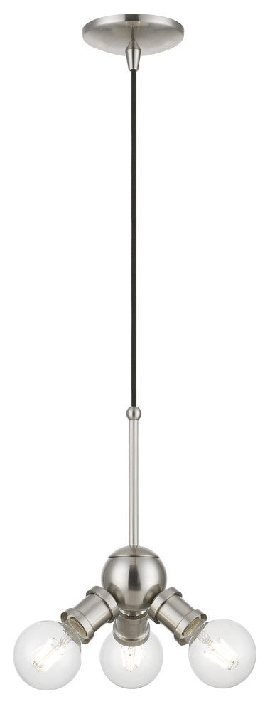 Lansdale 3 Light Brushed Nickel Pendant