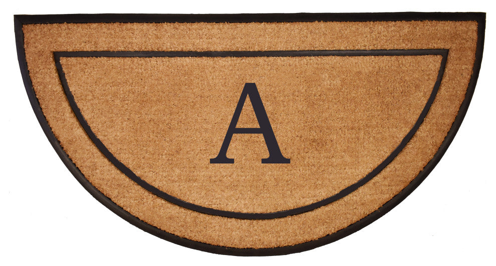 Calloway Mills The General Monogram Doormat, Letter A