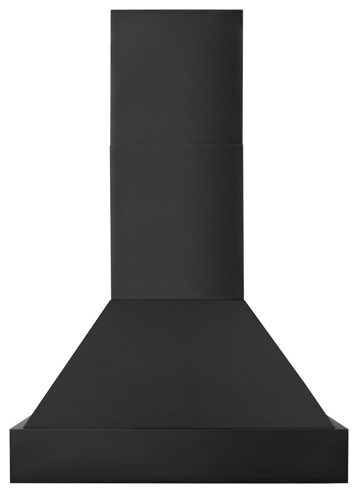 ZLINE 30" Convertible Vent Black Stainless Steel Wall Mount Range Hood