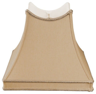 Curved Top Square Bell, Bottom Gallery Designer Lampshade