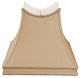 Curved Top Square Bell, Bottom Gallery Designer Lampshade