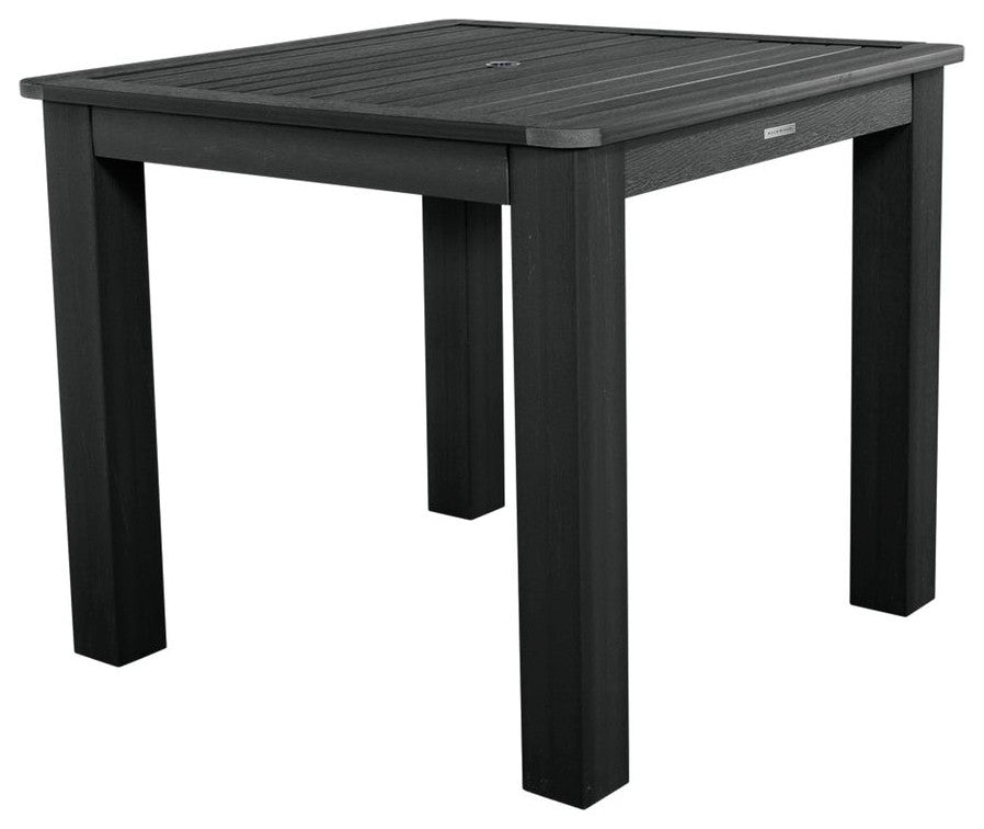 Square Counter-Height Dining Table, Black