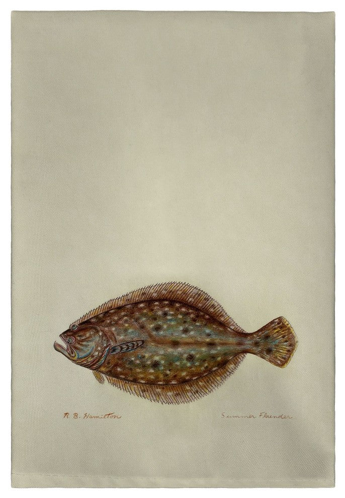 Flounder Guest Towel - Two Sets of Two (4 Total)