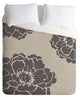 Deny Designs Caroline Okun Winter Peony Duvet Cover - Lightweight