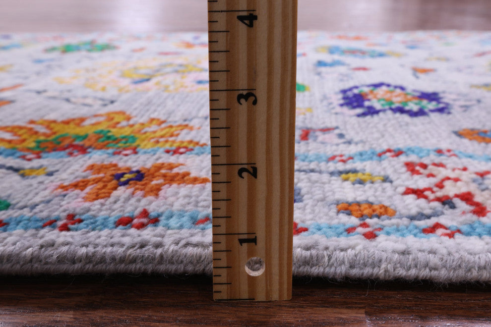 2' 8" X 14' 0" Turkish Oushak Hand Knotted Wool Runner Rug - Q13455