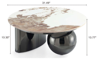 Manhattan Comfort 2-Piece Laurel Coffee and End Table