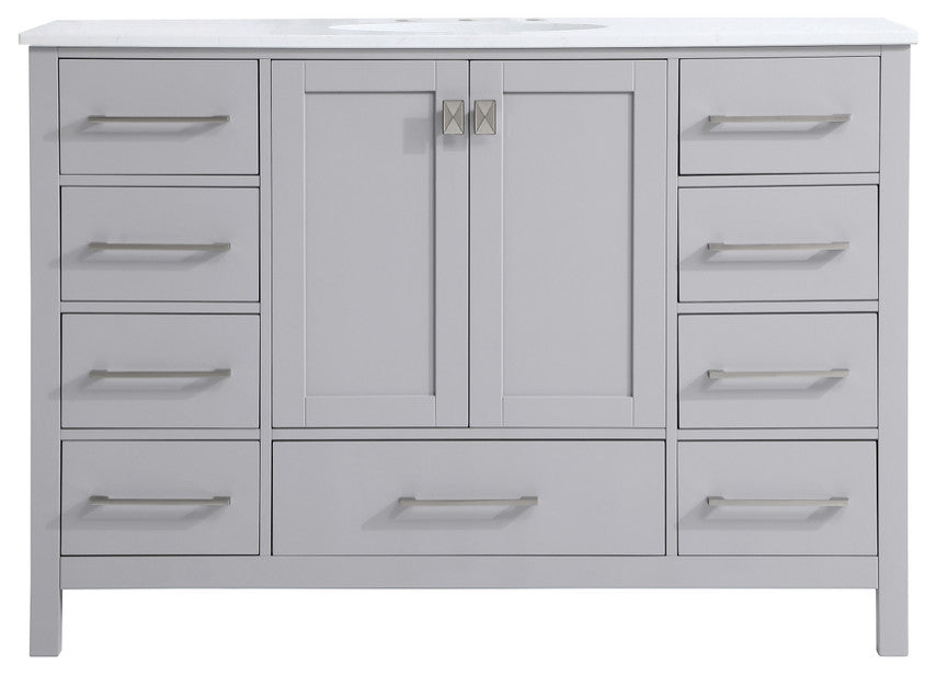 Isabel Grey 48" Single Sink Bathroom Vanity