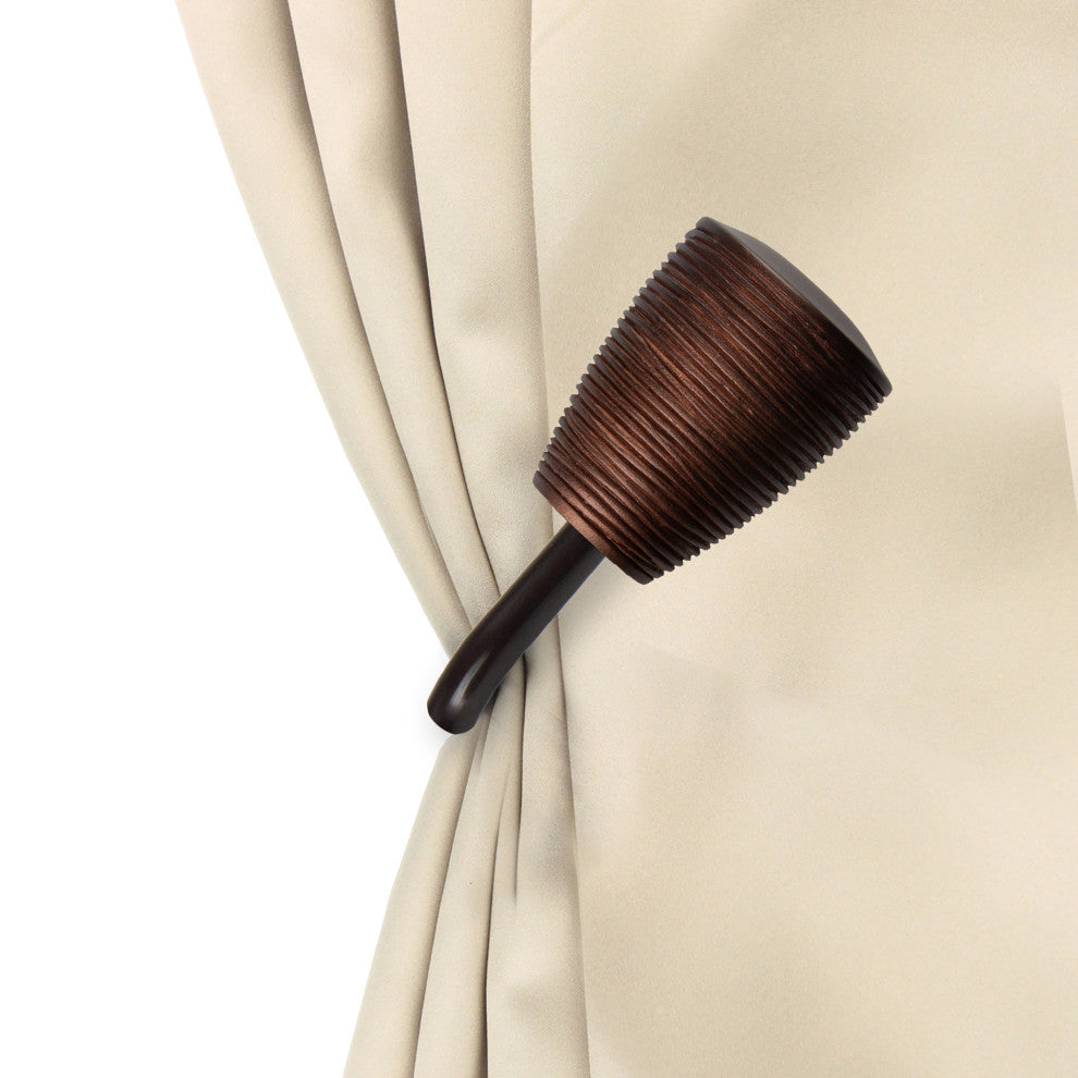 Anya Curtain Holdback, Pair, Cocoa