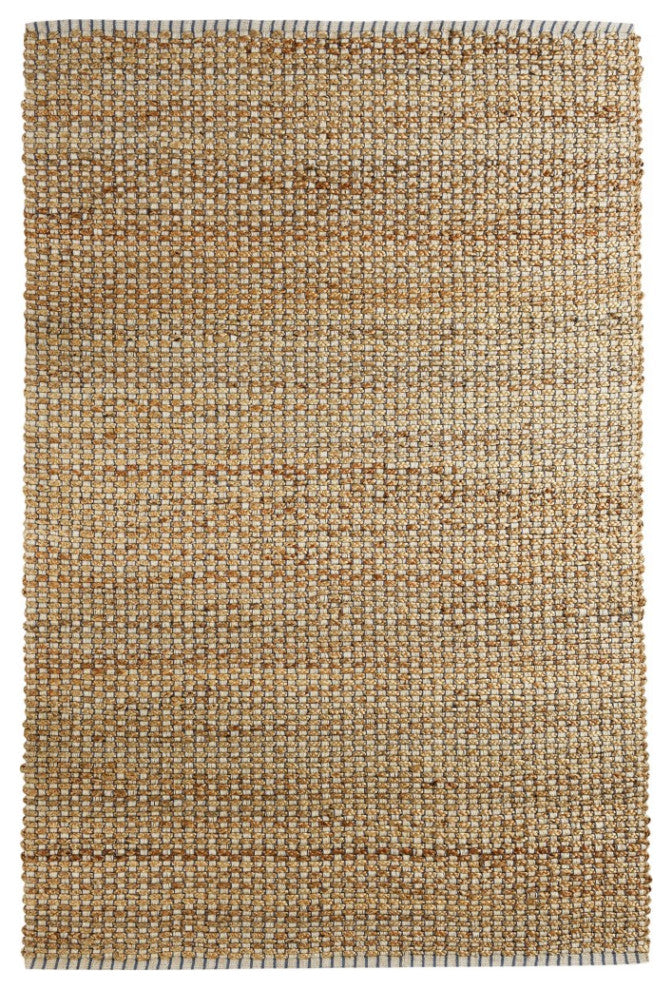 9' X 12' Natural Dhurrie Hand Woven Area Rug