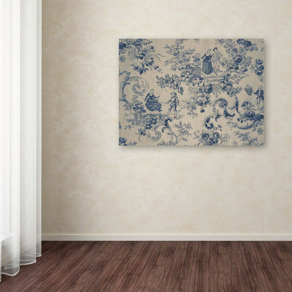 Color Bakery 'Toile Fabrics I' Canvas Art, 24"x18"