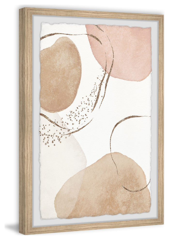 "Profiles of Solitude" Framed Painting Print, 12x18